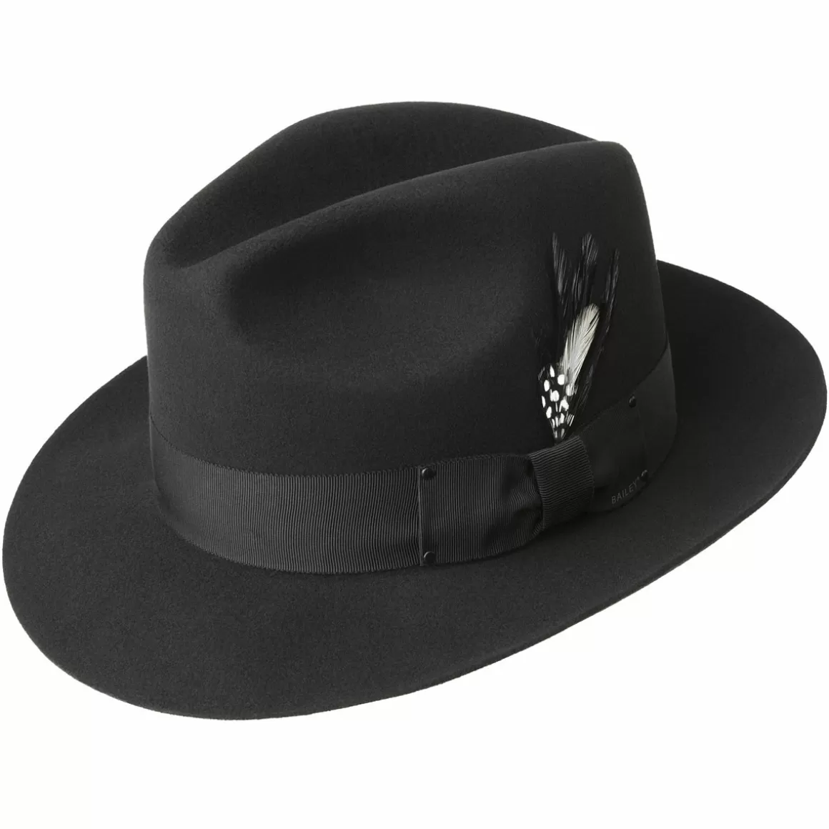 Bailey Hats Wool Felt | Gangster Black