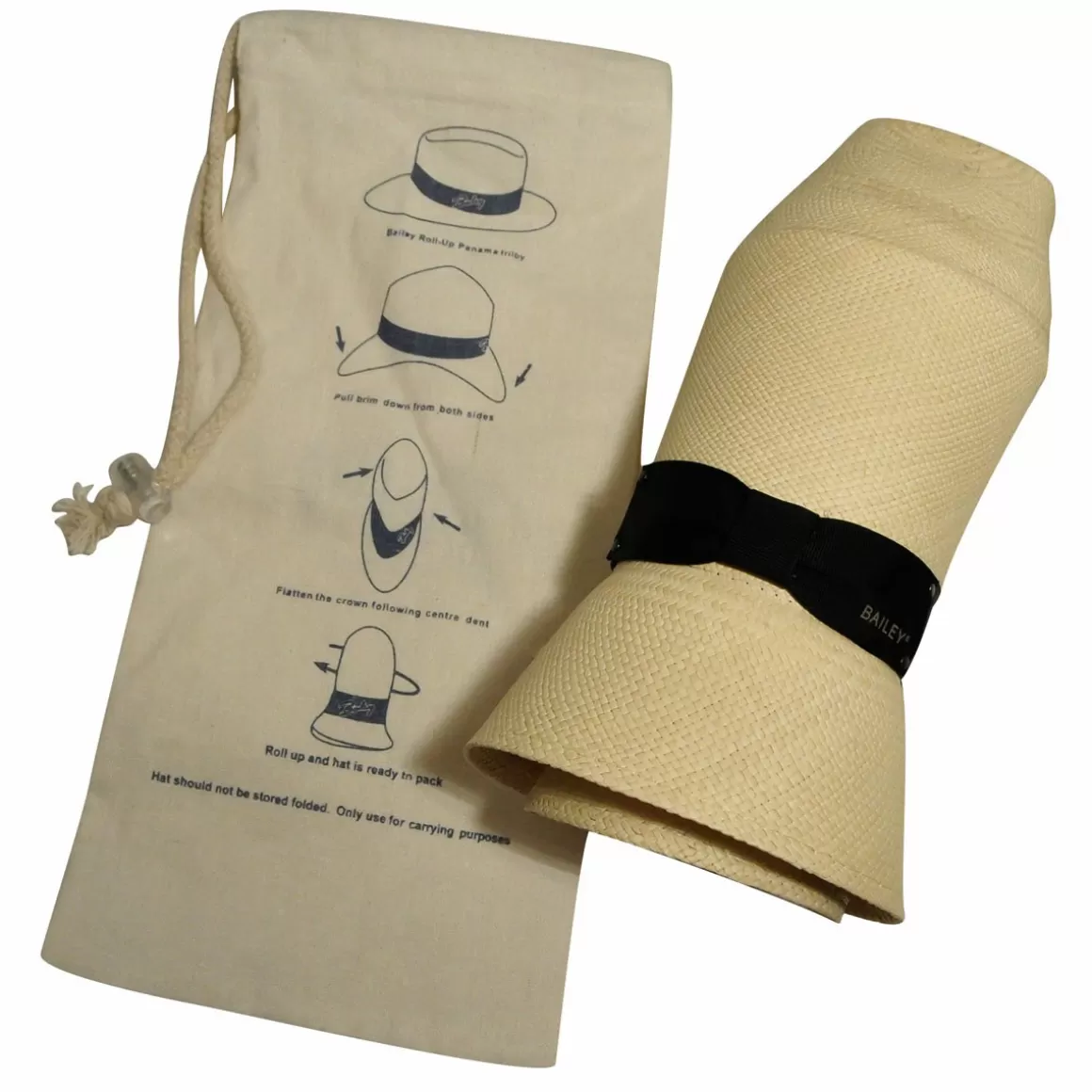 Bailey Hats Genuine Panama | Roll Up Ii Natural